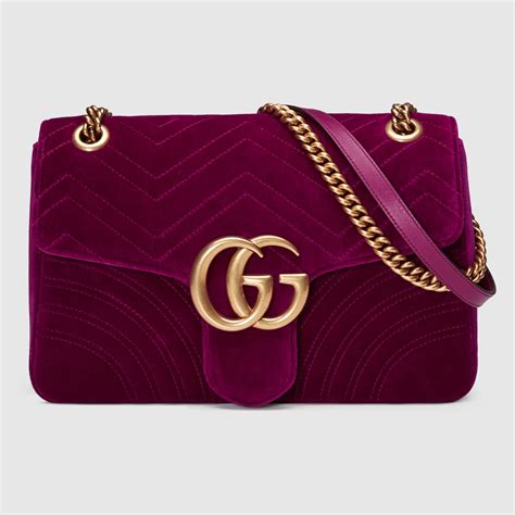 gucci marmont bag velvet pink|authentic gucci marmont small bag.